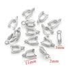Stainless Steel Handmade Diy Pendant Necklace Earrings Accessories With Plated 18K Electroplating Melon Buckle