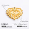 Stainless Steel Handmade Electroplated Devil's Eye Pendant Jewelry Accessories For Women
