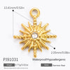Stainless Steel Handmade Electroplated Devil's Eye Pendant Jewelry Accessories For Women