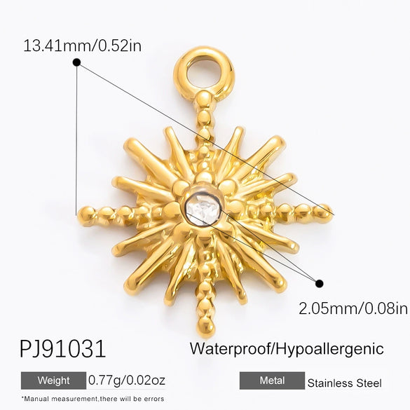 Stainless Steel Handmade Electroplated Devil's Eye Pendant Jewelry Accessories For Women