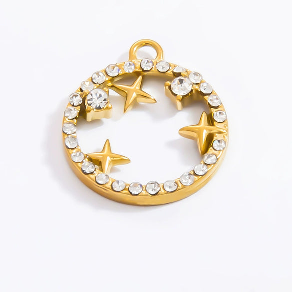 Stainless Steel Handmade Electroplated Devil's Eye Pendant Jewelry Accessories For Women