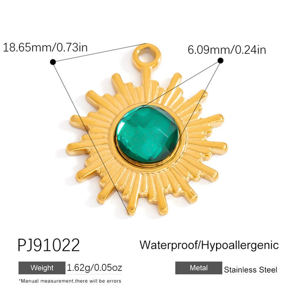 Stainless Steel Handmade Electroplated Devil's Eye Pendant Jewelry Accessories For Women