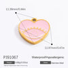 Stainless Steel Handmade Electroplated Devil's Eye Pendant Jewelry Accessories For Women