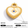 Stainless Steel Handmade Electroplated Devil's Eye Pendant Jewelry Accessories For Women