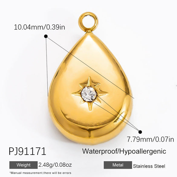 Stainless Steel Handmade Electroplated Devil's Eye Pendant Jewelry Accessories For Women