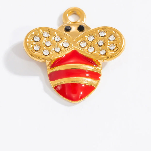 Stainless Steel Handmade Fashion Animal Butterfly Jewelry Electroplated Bracelet Necklace Earrings Pendant