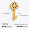 Stainless Steel Handmade Fashion Animal Butterfly Jewelry Electroplated Bracelet Necklace Earrings Pendant