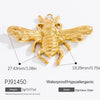 Stainless Steel Handmade Fashion Animal Butterfly Jewelry Electroplated Bracelet Necklace Earrings Pendant