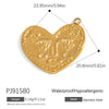 Stainless Steel Handmade Fashion Animal Butterfly Jewelry Electroplated Bracelet Necklace Earrings Pendant