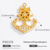 Stainless Steel Handmade Fashion Animal Butterfly Jewelry Electroplated Bracelet Necklace Earrings Pendant