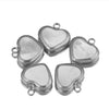 Stainless Steel Handmade Jewelry Accessories Natural Shell Peach Heart Pendant For Necklace And Earrings With Electroplating