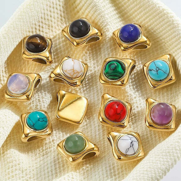 Stainless Steel Handmade Jewelry Pendant For Necklace And Bracelet With Electroplating Treatment