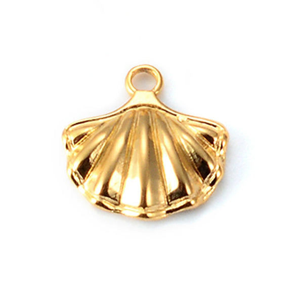 Stainless Steel Handmade Marine Series Turtle Shell Conch Jewelry Necklace Pendant Accessories With Electroplating