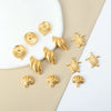 Stainless Steel Handmade Marine Series Turtle Shell Conch Jewelry Necklace Pendant Accessories With Electroplating