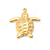 Stainless Steel Handmade Marine Series Turtle Shell Conch Jewelry Necklace Pendant Accessories With Electroplating