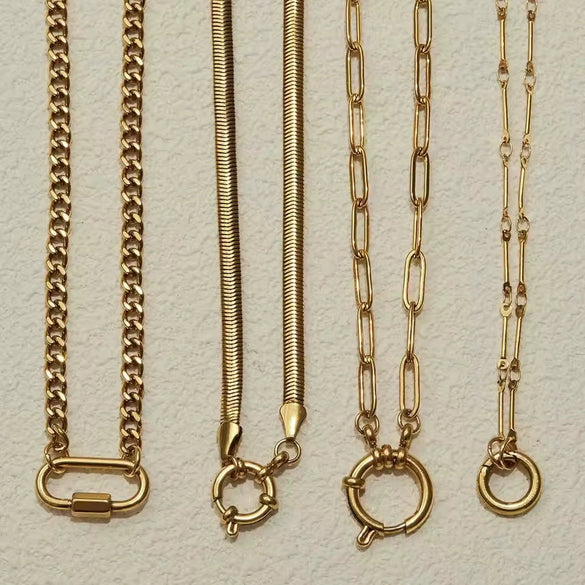 Stainless Steel Handmade Minimalist Women's Jewelry Accessories Necklace