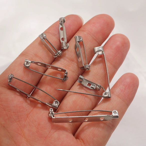 Stainless Steel Handmade Original Design Geometric Brooch With Electroplating And Safety Lock