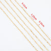 Stainless Steel Handmade Round Bar Chain Necklace Accessories With Electroplating