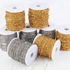 Stainless Steel Handmade Round Bar Chain Necklace Accessories With Electroplating