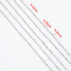 Stainless Steel Handmade Round Bar Chain Necklace Accessories With Electroplating