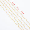 Stainless Steel Handmade Round Bar Chain Necklace Accessories With Electroplating