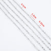 Stainless Steel Handmade Round Bar Chain Necklace Accessories With Electroplating