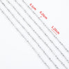 Stainless Steel Handmade Round Bar Chain Necklace Accessories With Electroplating