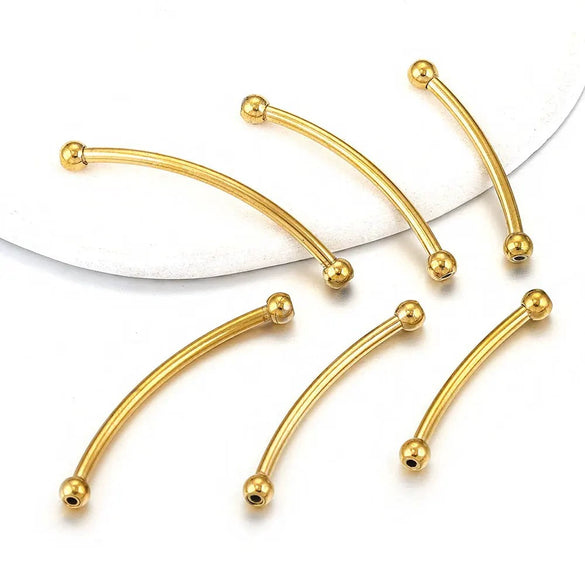 Stainless Steel Handmade Semifinished Jewelry Accessories For Bracelet Necklace With Electroplating Treatment