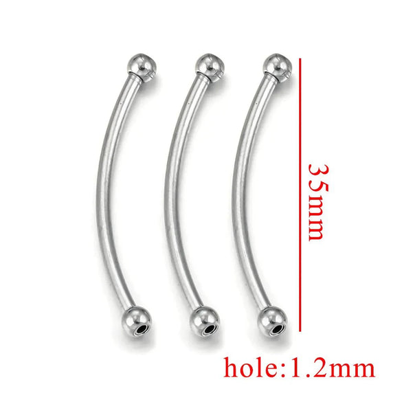 Stainless Steel Handmade Semifinished Jewelry Accessories For Bracelet Necklace With Electroplating Treatment
