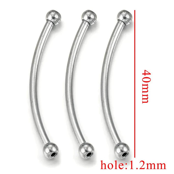 Stainless Steel Handmade Semifinished Jewelry Accessories For Bracelet Necklace With Electroplating Treatment
