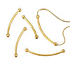 Stainless Steel Handmade Semifinished Jewelry Accessories For Bracelet Necklace With Electroplating Treatment
