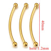 Stainless Steel Handmade Semifinished Jewelry Accessories For Bracelet Necklace With Electroplating Treatment