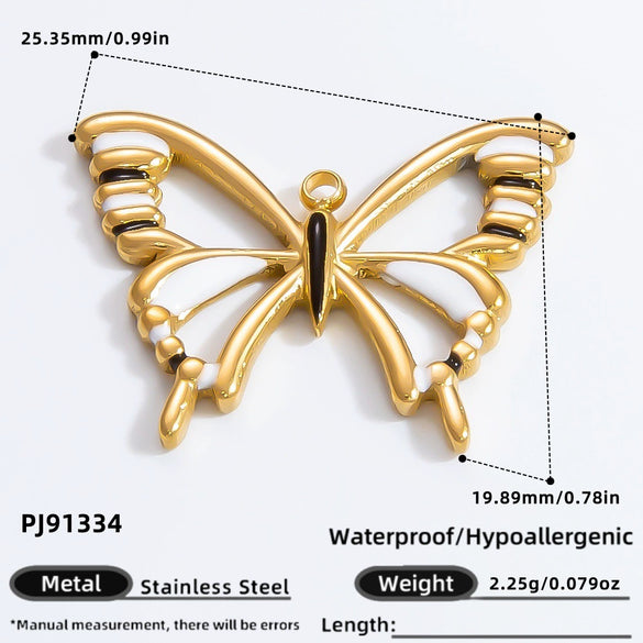 Stainless Steel Handmade Totem Pendant Accessories For Jewelry With Electroplating Light Luxury Non Fading