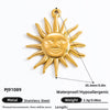 Stainless Steel Handmade Totem Pendant Accessories For Jewelry With Electroplating Light Luxury Non Fading