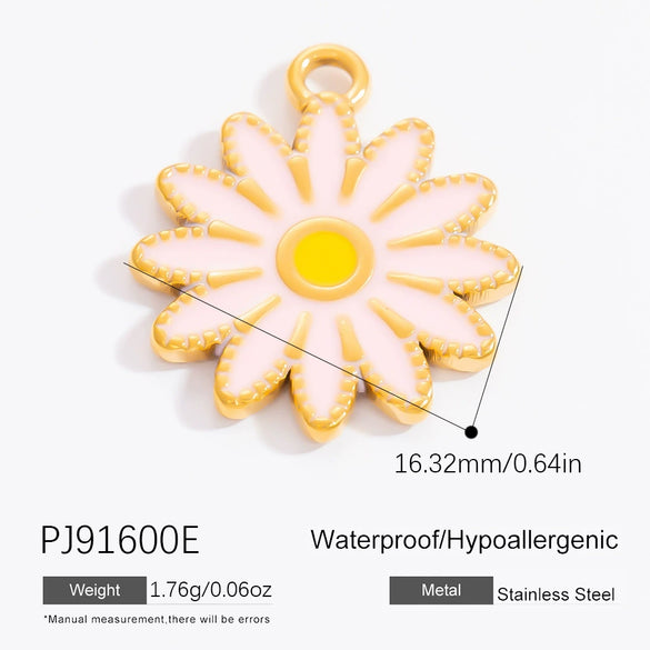 Stainless Steel Handmade Totem Pendant Accessories For Jewelry With Electroplating Light Luxury Non Fading