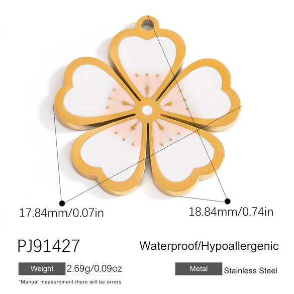 Stainless Steel Handmade Totem Pendant Accessories For Jewelry With Electroplating Light Luxury Non Fading