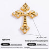 Stainless Steel Handmade Totem Pendant Accessories For Jewelry With Electroplating Light Luxury Non Fading