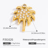 Stainless Steel Handmade Totem Pendant Accessories For Jewelry With Electroplating Light Luxury Non Fading