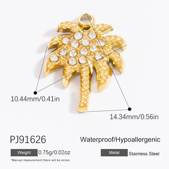 Stainless Steel Handmade Totem Pendant Accessories For Jewelry With Electroplating Light Luxury Non Fading