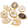 Stainless Steel Handmade Totem Pendant Accessories For Jewelry With Electroplating Light Luxury Non Fading