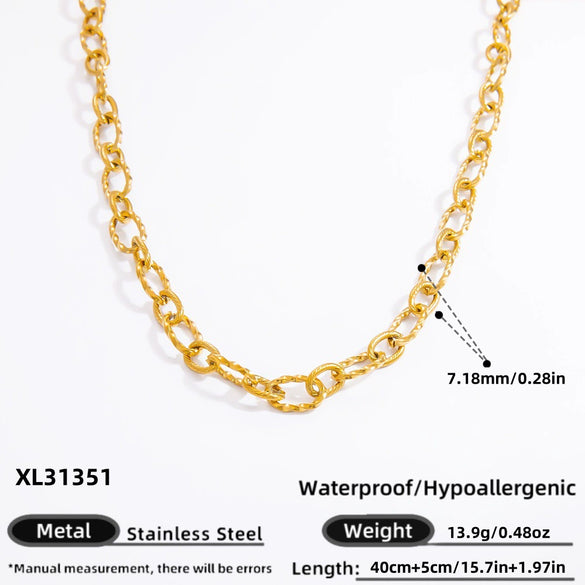 Stainless Steel Handmade Totem Pendant Accessories For Jewelry With Electroplating Light Luxury Non Fading
