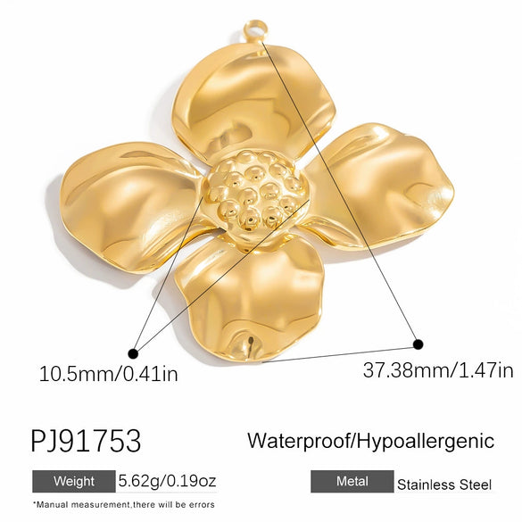 Stainless Steel Handmade Totem Pendant Accessories For Jewelry With Electroplating Light Luxury Non Fading