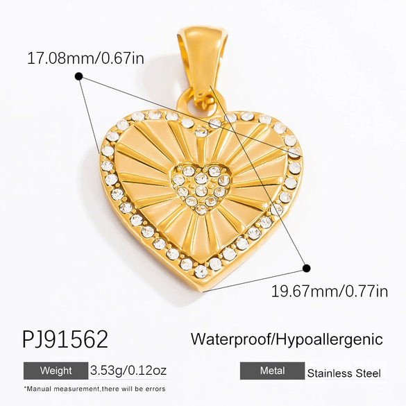 Stainless Steel Handmade Totem Pendant Accessories For Jewelry With Electroplating Light Luxury Non Fading