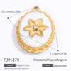 Stainless Steel Handmade Totem Pendant Accessories For Jewelry With Electroplating Light Luxury Non Fading