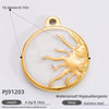 Stainless Steel Handmade Totem Pendant Accessories For Jewelry With Electroplating Light Luxury Non Fading