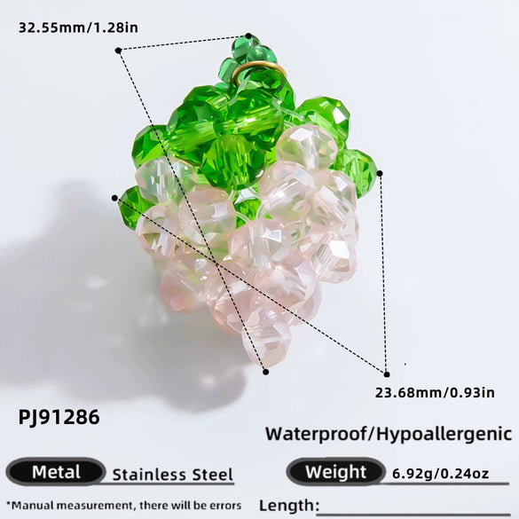 Stainless Steel Handmade Totem Pendant Accessories For Jewelry With Electroplating Light Luxury Non Fading