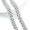 Stainless Steel Handwoven Interlocking Watch Chain Jewelry For Men And Women Hip Hop Style