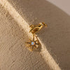 Stainless Steel Heart And Animal Pendant Necklace With Vacuum Electroplated 18K Gold Color Retention