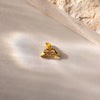 Stainless Steel Heart And Animal Pendant Necklace With Vacuum Electroplated 18K Gold Color Retention