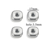 Stainless Steel Heart Fivepointed Star Large Hole Hexagonal Partition Fish Pattern Diy Jewelry Necklace Making Supplies Accessories With Electroplating